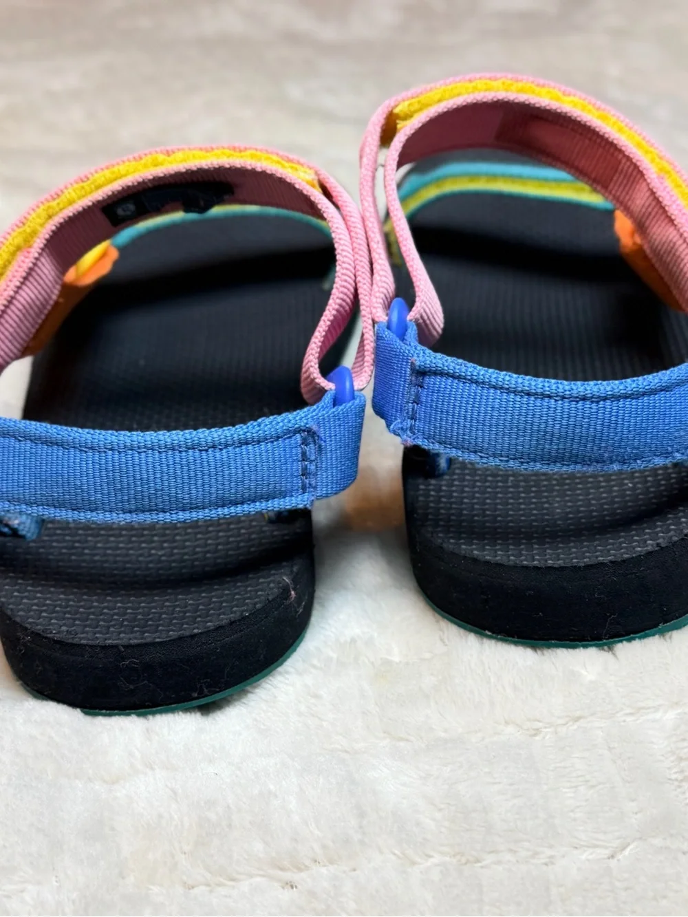 Teva Original Universal Kids 4 90s Multi Sport Sandals Colorblock - Picture 15 of 15